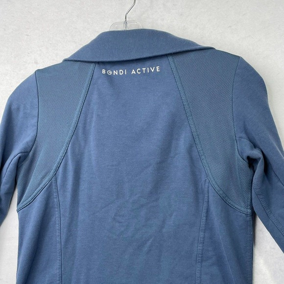 Bondi Active Womens Size 8 Full Zip Up Sweatshirt W/ Zip Pockets &‎ Mesh Accent - Picture 13 of 15